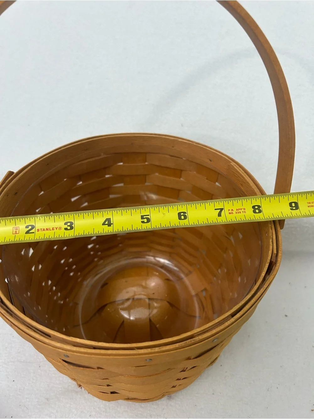 Longaberger 2000 Apple Basket with protector